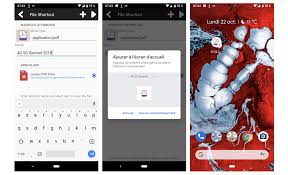 Bonjour, ouvrir votre messagerie, réduire un peu la fenêtre de manière à apercevoir une partie du pour créer un raccourci d'un site web sur le bureau, lancez chrome et ouvrez la page que vous voulez marquer. Comment Creer Des Raccourcis Sur Android Fichiers Dossiers Applications Reglages Etc