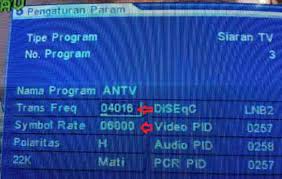 Pastikan anda sudah menyiapkan kode frekuensi, simbolrate dan data lainnya 3. Memperbaiki Siaran Mnctv Yang Hilang Gambar Gambar Gelap