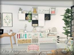 Modern Scandinavian Livingroom For Your Simmies Found In Tsr Category Sims 4 Living Room Sims 4 Cc Furniture Living Rooms Sims 4 Bedroom Sims 4 Cc Furniture