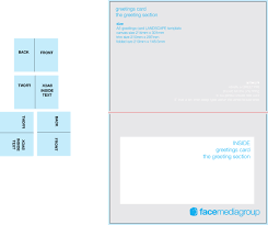 After printing, flip the paper in the printer and create a second document in the same fashion. Free Blank Greetings Card Artwork Templates For Download Face Media Group