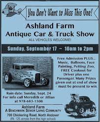 Ma North Andover Ashland Farm Antique Car Truck Show Newenglandautoshows Com