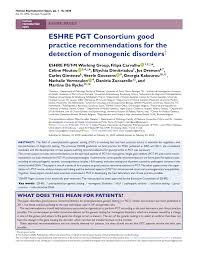24 posts related to generic backflow test report form. Pdf Eshre Pgt Consortium Good Practice Recommendations For The Detection Of Monogenic Disorders