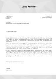 But what's the best way to send it? Financial Analyst Internship Cover Letter Sample Kickresume