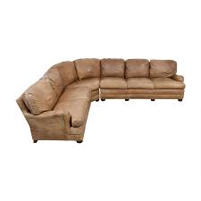 64 Off Hancock And Moore Hancock Moore Leather Sectional Sofa Sofas