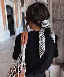 Pull a few hair strands out to frame your face and/or tease the hair at the crown first to create a little volume.) The Ultimate Guide To Hair Scarves Howtowear Fashion