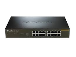 D Link Des 1016d 16 Port Fast Ethernet Unmanaged Desktop Switch Link Port Switch