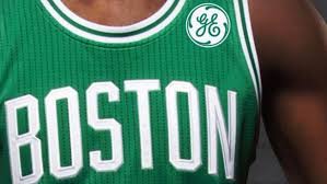 2020 boston celtics green big face mitchell ness hardwood classics soul swingman throwback jersey. Ge Teams Up With The Boston Celtics To Put Its Logo On Their Uniforms