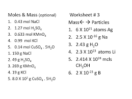 Ppt Worksheet 1 Gram Formula Mass Answers Powerpoint Presentation Id 4253115