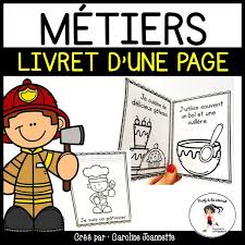French Community Helpers Metiers De La Communaute Livret De Lecture In 2020 Teacherspayteachers