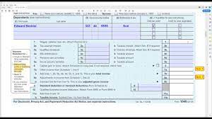 Medical and dental expenses (see instructions) enter amount from form 1040, line 7 multiply line 2 by 7.5% (0.075) subtract line 3 from line 1. How To Fill Out Irs Form 1040 For 2019 Free Software See Link Below Youtube