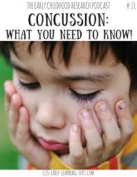 How to tell if a toddler has a concussion. Concussion In Young Children What You Need To Know Liz S Early Learning Spot