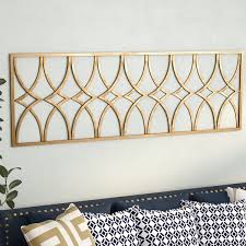 Willa Arlo Interiors Gold Metal Wall Decor Wayfair Gold Wall Decor Metal Wall Art Decor Iron Wall Decor