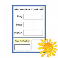 weather chart a3 poster happy learners resources