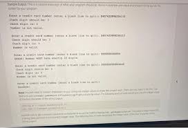 How to make credit card numbers. 11 12 Credit Card Check Digit Banks Issue Credit Chegg Com