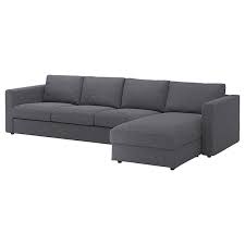 Насам създаваме добър дизайн и достъпни решения за дома. Vimle 4er Sofa Mit Recamiere Gunnared Mittelgrau Ikea Deutschland