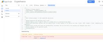 Error message (the text of the javascript error message, for example, uncaught referrerceerror: Bug Google Sheets Gives Error Referenceerror Binutils Is Not Defined Binance Untitled Gs 19 Issue 4 Diegomanuel Binance To Google Sheets Github
