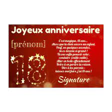 Pas le temps d'aller réaliser une invitation de cartes d'anniversaire à la papeterie ? Carte Joyeux Anniversaire 18 Ans Jaune Gratuit A Imprimer Carte 2048