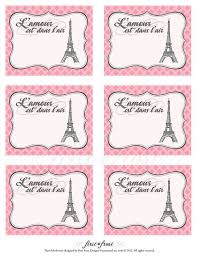 Printable Favor Tags Cards French Themed Eiffel Tower Paris Etsy Paris Party Paris Theme Party Paris Invitations