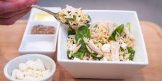 These help give you energy, support brain function and promote cell regeneration. Chicken Spinach Orzo Pasta Bly The Best Chicken Spinach Orzo