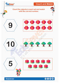 Count And Match Ukg Maths Worksheet In 2020 Math Worksheet Mathematics Worksheets Worksheets