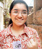 Feels Great To Vote For The First Time Telegraph India