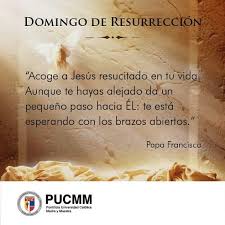 Jesucristo, muerto por nuestros pecados, resucitó glorioso y vencedor sobre la muerte. Tep Pucmm Feliz Pascua De Resurreccion Facebook