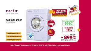 Pentru identificarea cit mai corecta a pieselor avem nevoie de marca masinii de spalat, modelul si codul service. Masina De Spalat Rufe Arctic Apl61012bdw1 Happy Weekend Altex Ro Youtube