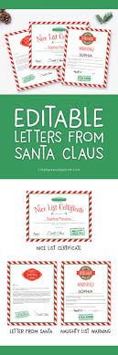 Free download & print free printable letter to santa and envelope for children artsy. Editable Letters From Santa