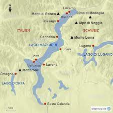 Stepmap Lago Maggiore Landkarte Fur Deutschland