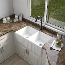 Our guide to everything about the kitchen sink—they're on the subject of kitchen faucets, our architect experts have weighed in with their 10 favorite traditional kitchen faucets and 10 top modern ones. Deervalley 33 L X 18 W Double Basin Farmhouse Kitchen Sink Reviews Wayfair
