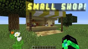 Underneath the villager there is a hopper with 3 slots that represent the 3 slots for a trade. How To Small Shop Minecraft Build 1 Youtube