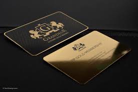 Black And Gold Card Design Gold And Black Mirror Template 7 Metal Business Cards Gold Business Card Luxury Business Cards