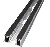 Systemschiene Aluminum NEU L240cm mit Gummi