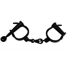Maybe you would like to learn more about one of these? Old Vintage Antique Style Iron Prisoner Cuff Handcuffs With Key Shackles Police Ebay