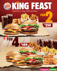 The new burger king menu is one of the most diverse in the market. Manila Shopper Burger King Feast Like A King Bundle Promo