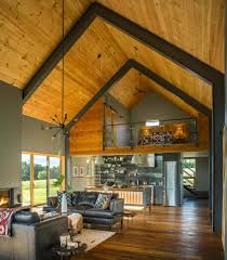 Small And Cozy Modern Barn House Getaway In Vermont Stunning Modern Barndominium Plans For A Small Fami Barn House Interior Modern Barn House Tiny House Design
