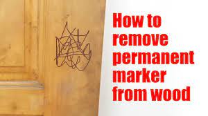While you can use baking soda for many situations, it does help remove sharpie from wood surfaces. How To Remove Permanent Marker From Wood Youtube