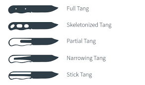 Different Styles Of Knife Tang Which One You Like Best Professional Kitchen Knives Fixed Blade Knife Full Tang