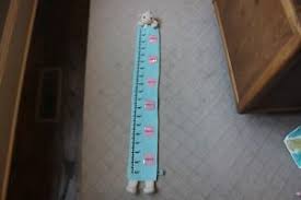 Emily Toy Sheep Lamb Height Ruler Growth Chart Blue Plush