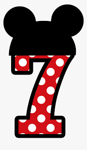 number 2 clipart minnie mouse mickey mouse number 7 hd png download kindpng
