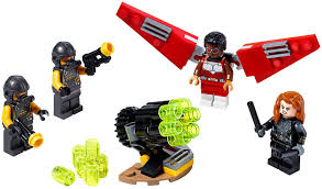 Unlock and purchase the following characters: Amazon Com Lego Marvel Avengers Set 40418 Falcon Black Widow Team Up Toys Games