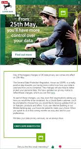 Lloyds Bank Gdpr Introduction Email Design Email Design Inspiration Engagement Emails