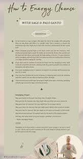 How To Cleanse Your Energy Smudging Prayer Sage Smudging Spiritual Cleansing