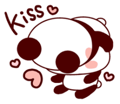 Lover Is Full Of Panda Sticker 8721420 Kawaii Stickers Panda Panda Love