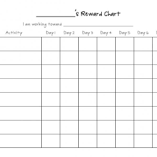 Free Printable Blank Charts Printable Blank Charts Image
