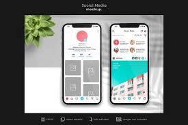 Social Media Branding Mockup For Instagram App Mockups 2 975139 Branding Design Bundles Di 2020