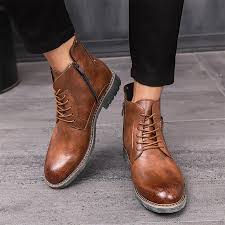 Product Name Men S High Top Martin Boots Brand Jojocolor Sku Fec28c95732a Gender Men Shoe Type Casual Fashion Ty Dress Shoes Men Boots Mens Boots Online