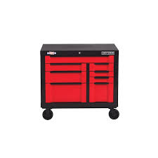 Craftsman embossed top mat protects surface on top of the rolling cabinet. Craftsman 3000 Series 41 In W X 37 In H 8 Drawer Steel Rolling Tool Cabinet Red In The Bottom Tool Cabinets Department At Lowes Com
