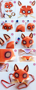 Designing your mask download article. Fox Mask Template Printouts Crafts To Dress Up Parties Easy Costumes