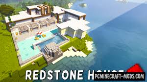 Big house spawner 1.4.7 modloader! Redstone Modern House Map For Minecraft 1 18 1 17 1 Pc Java Mods